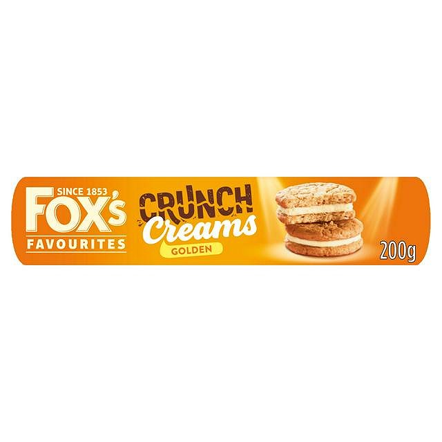 FOXS GOLDEN CRUNCH CREAMS BISCUITS PMP (200g) x 12